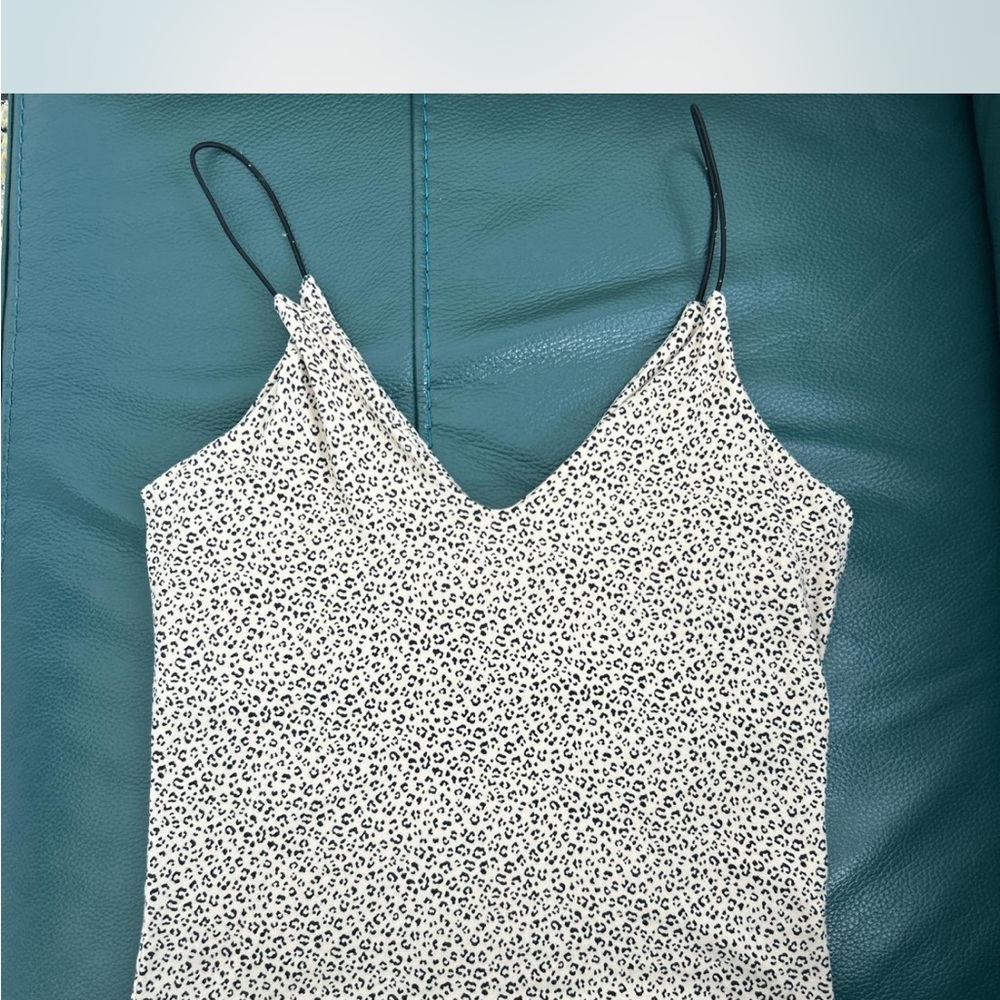 Gaze Black and White Patterned Camisole